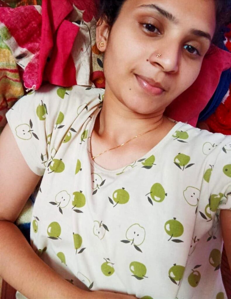 Desi Cute Beautiful Horny Village Wife Full Nude Show Panty